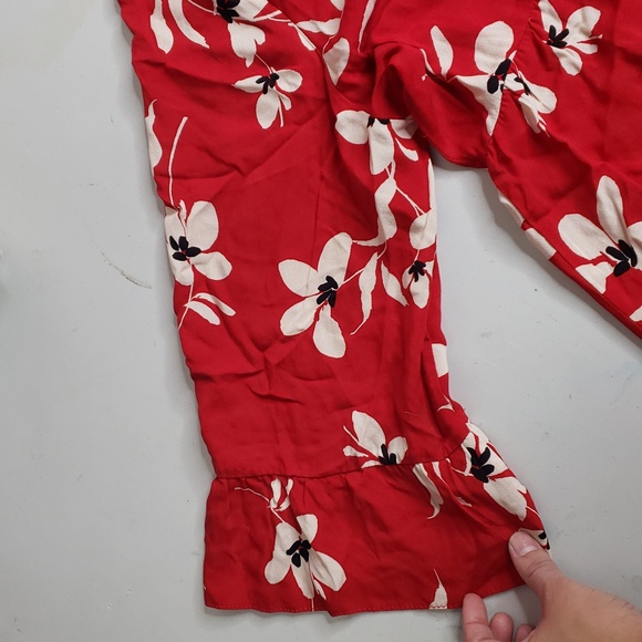 New Look Curves Womens Babydoll Floral Viscose Midi Dress Size 22 Boho Summer - Picture 13 of 14